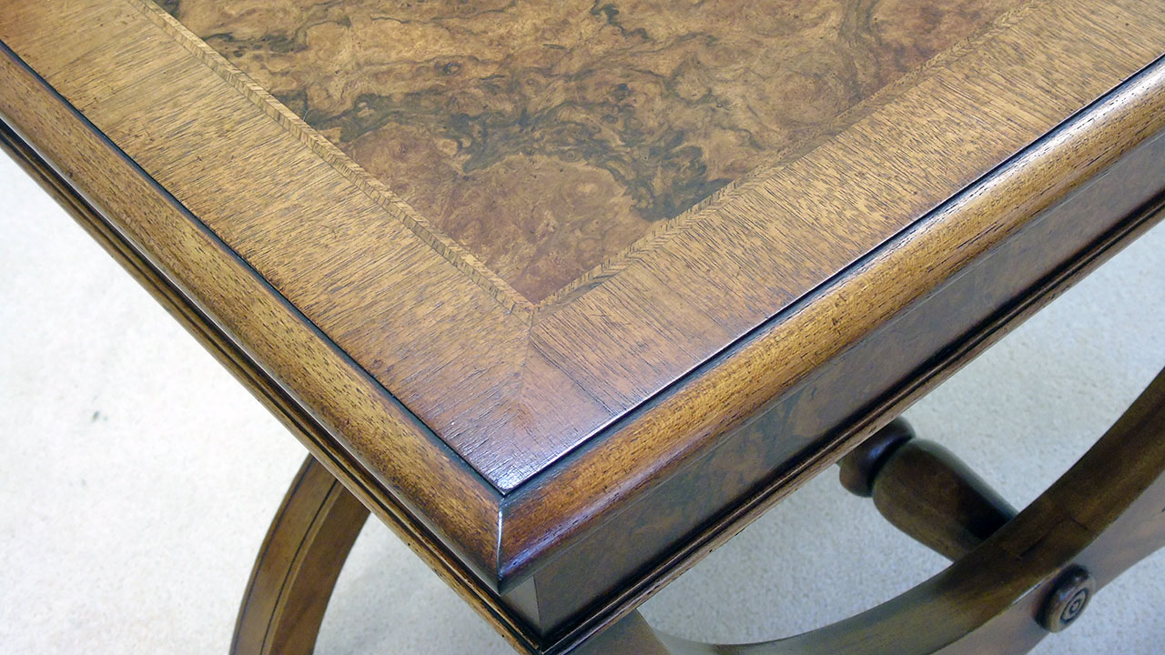 Iain James Walnut Lamp Table - Detail View